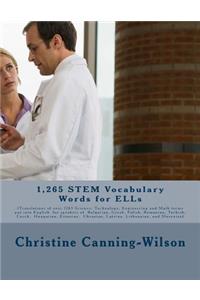 1,265 STEM Vocabulary Words for ELLs