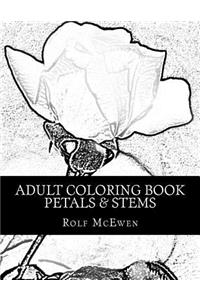 Adult Coloring Book Petals & Stems