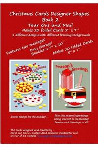 Christmas Cards Designer Shapes Tear Out & Mail Book 2