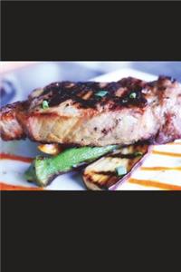 Grilled Tuna on a Plate Journal: 150 Page Lined Notebook/Diary