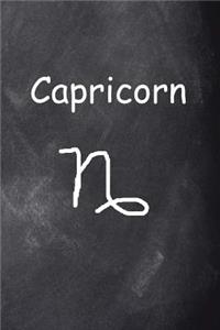 Capricorn Symbol Zodiac Sign Horoscope Journal Chalkboard