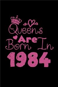 Queens Are Born In 1984 Notebook