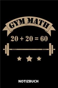 Gym Math Notizbuch