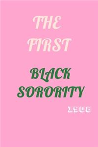 The First Black Sorority - Notebook