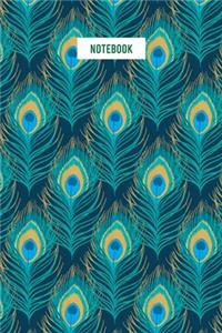 Peacock Feather Notebook