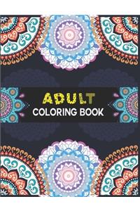 Adult Coloring Book.
