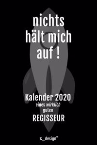 Kalender 2020 für Regisseure / Regisseur / Regisseurin