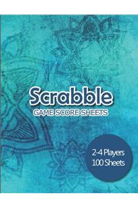 Scrabble Game Score sheets
