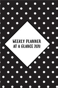 Weekly Planner At A Glance 2020