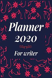 Planner 2020 for Writer