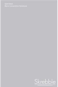 Split Ruled Blank Composition Notebook - 5.25 x 8 Inch
