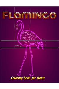 Flamingo Coloring Book for Adult