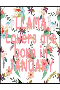 Llama Lovers are Born in January