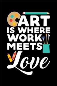 Art Is Where Work Meets Love