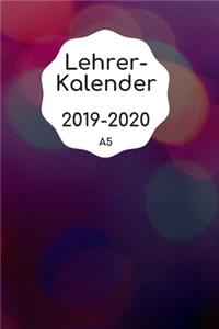 Lehrerkalender 2019 2020 A5