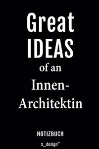 Notizbuch für Innen-Architekten / Innen-Architekt / Innen-Architektin