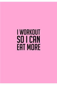 I Workout So I Can Eat More