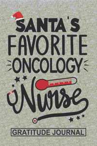 Santa's Favorite Oncology Nurse - Gratitude Journal