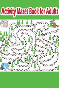 Activity Mazes Book for Adults