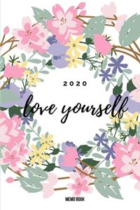 NEW YEAR 2020 LOVE YOURSELF MEMO BOOK WITH WOMEN EMPOWERMENT QUOTES for A GIRLBOSS