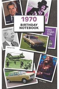 1970 Birthday Notebook