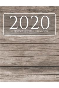 2020 Weekly & Monthly Planner