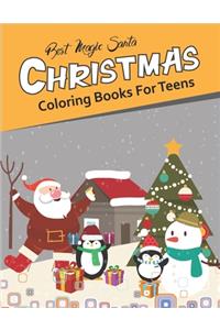 Best Magic Santa Christmas Coloring Books for Teens