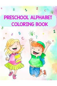 Preschool Alphabet Coloring Book