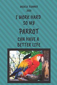 Parrot Weekly Planner 2020