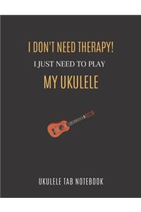 Ukulele Tab Notebook