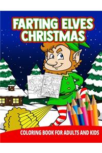 Farting Elves Christmas Coloring Book For Adults And Kids