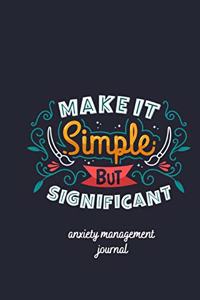 Anxiety Management Journal