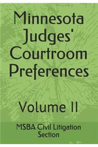 Minnesota Judges' Courtroom Preferences