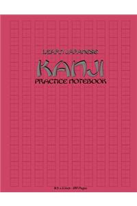 Learn Japanese Kanji Practice Notebook 8.5 x 11 Inch, 100 Pages