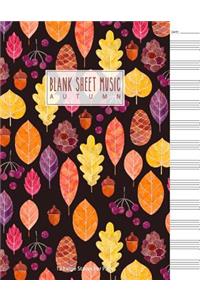 Blank Sheet Music Autumn