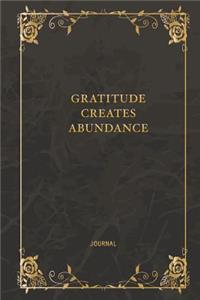 Gratitude Creates Abundance