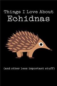 Things I Love about Echidnas (and Other Less Important Stuff)