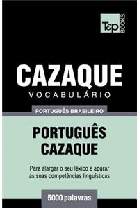 Vocabulário Português Brasileiro-Cazaque - 5000 palavras