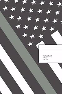 Thin Gray Line Composition Notebook