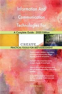 Information And Communication Technologies For Environmental Sustainability A Complete Guide - 2020 Edition