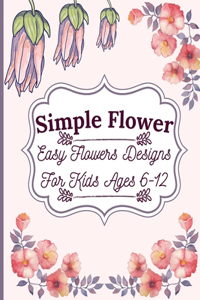 Simple Flower Coloring Book