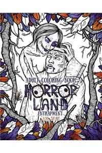 Adult Coloring Book Horror Land