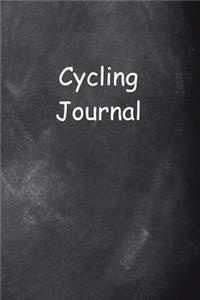 Cycling Journal Chalkboard Design: (Notebook, Diary, Blank Book)