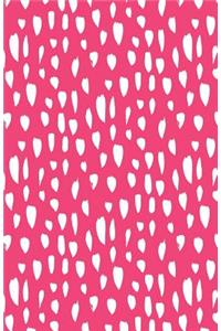Bullet Journal Abstract Splashes Pink