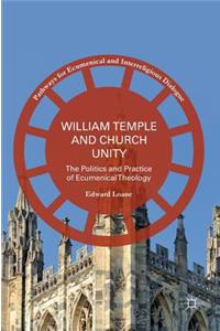 William Temple and Church Unity