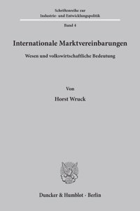 Internationale Marktvereinbarungen