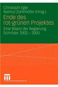 Ende Des Rot-Grünen Projekts