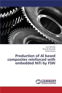 Production of Al Based Composites Reinforced with Embedded Niti by Fsw