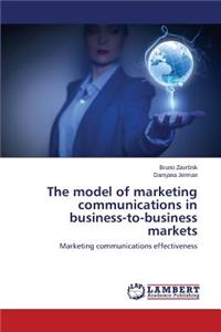 model of marketing communications in business-to-business markets