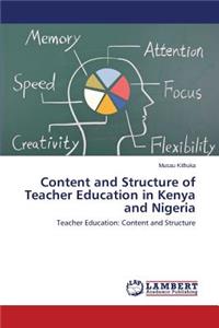 Content and Structure of Teacher Education in Kenya and Nigeria